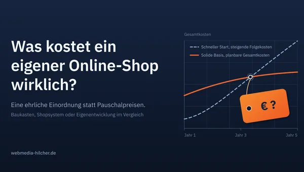 Kosten eines Online-Shops im Überblick