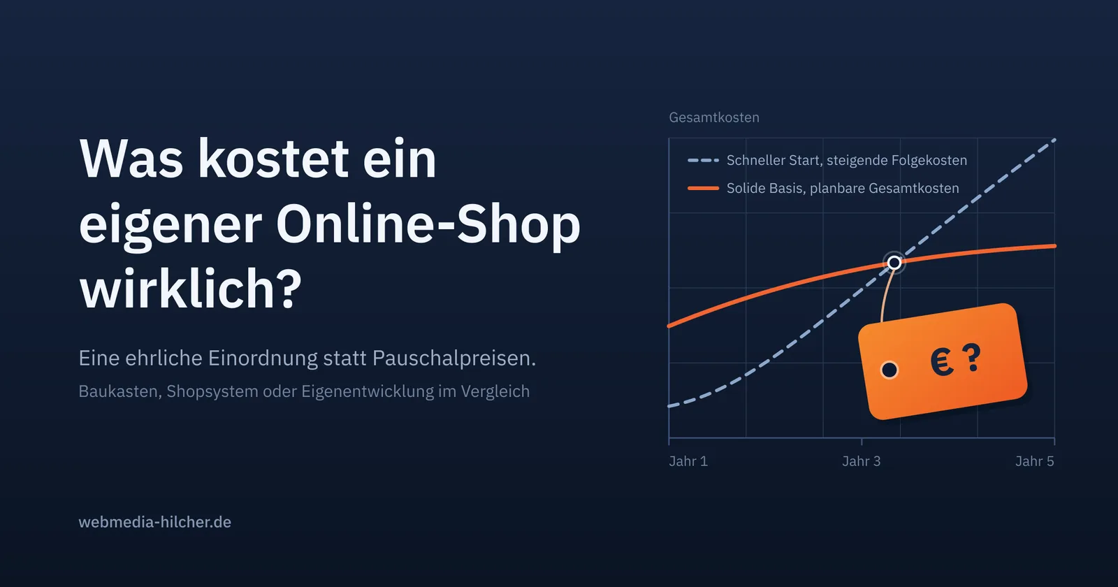 Kosten eines Online-Shops im Überblick